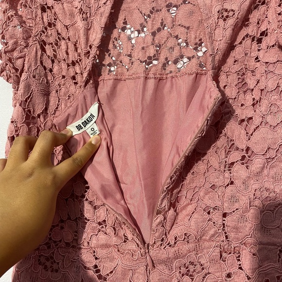 Pink Laced Romper - Picture 5 of 5